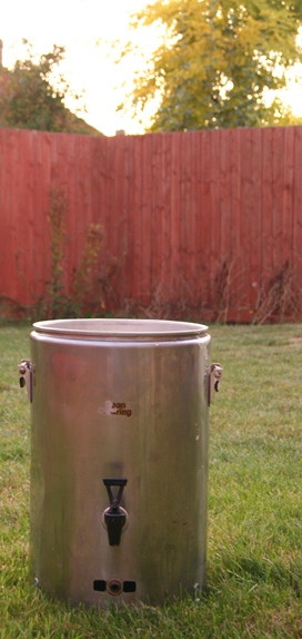 The boiler, taken on location in Royal Leamington Spa