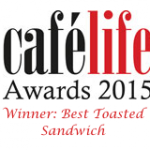 cafe life award best toasted sandwich