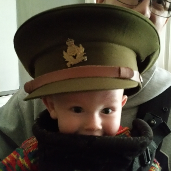 baby military hat